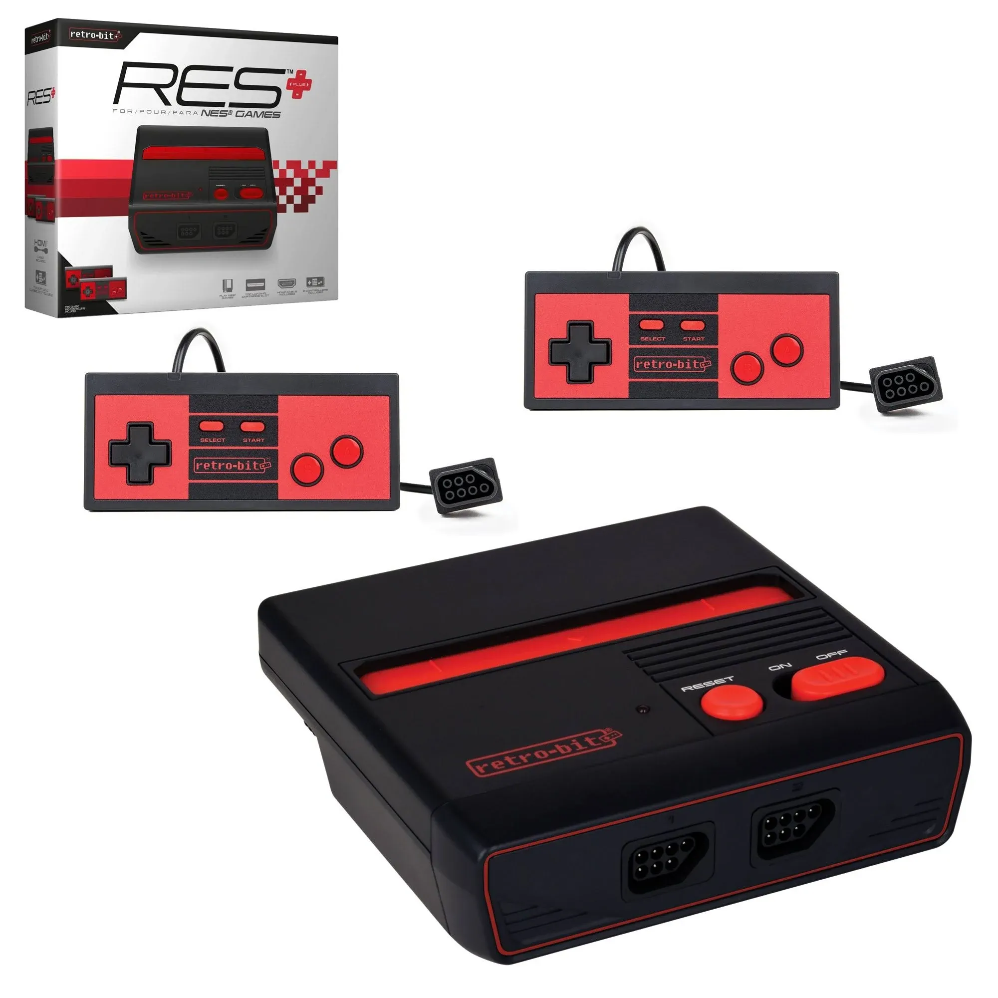 Retro-Bit RES Plus 8-Bit Console with HDMI - NES