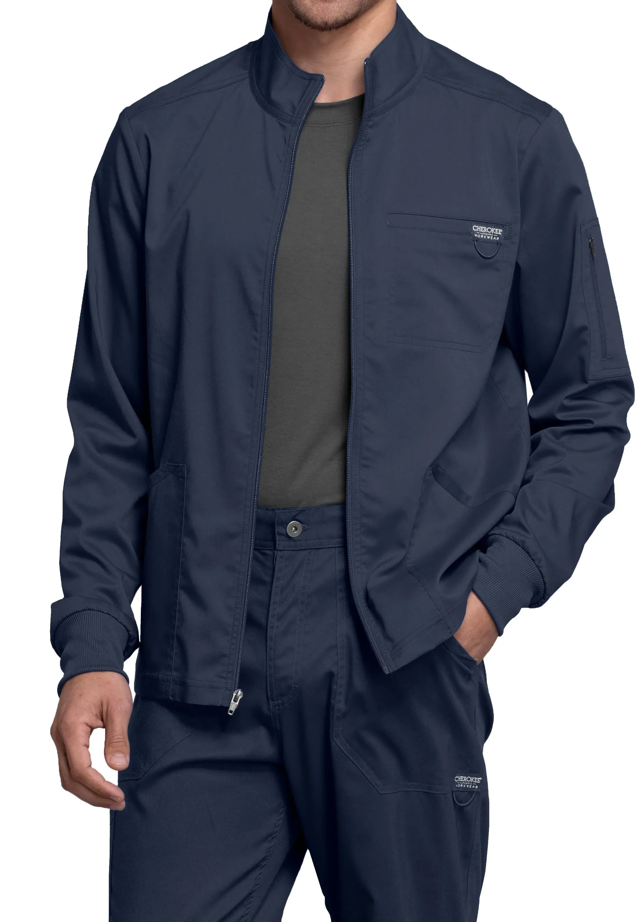 Cherokee Workwear Revolution Men's Zip Front Jacket