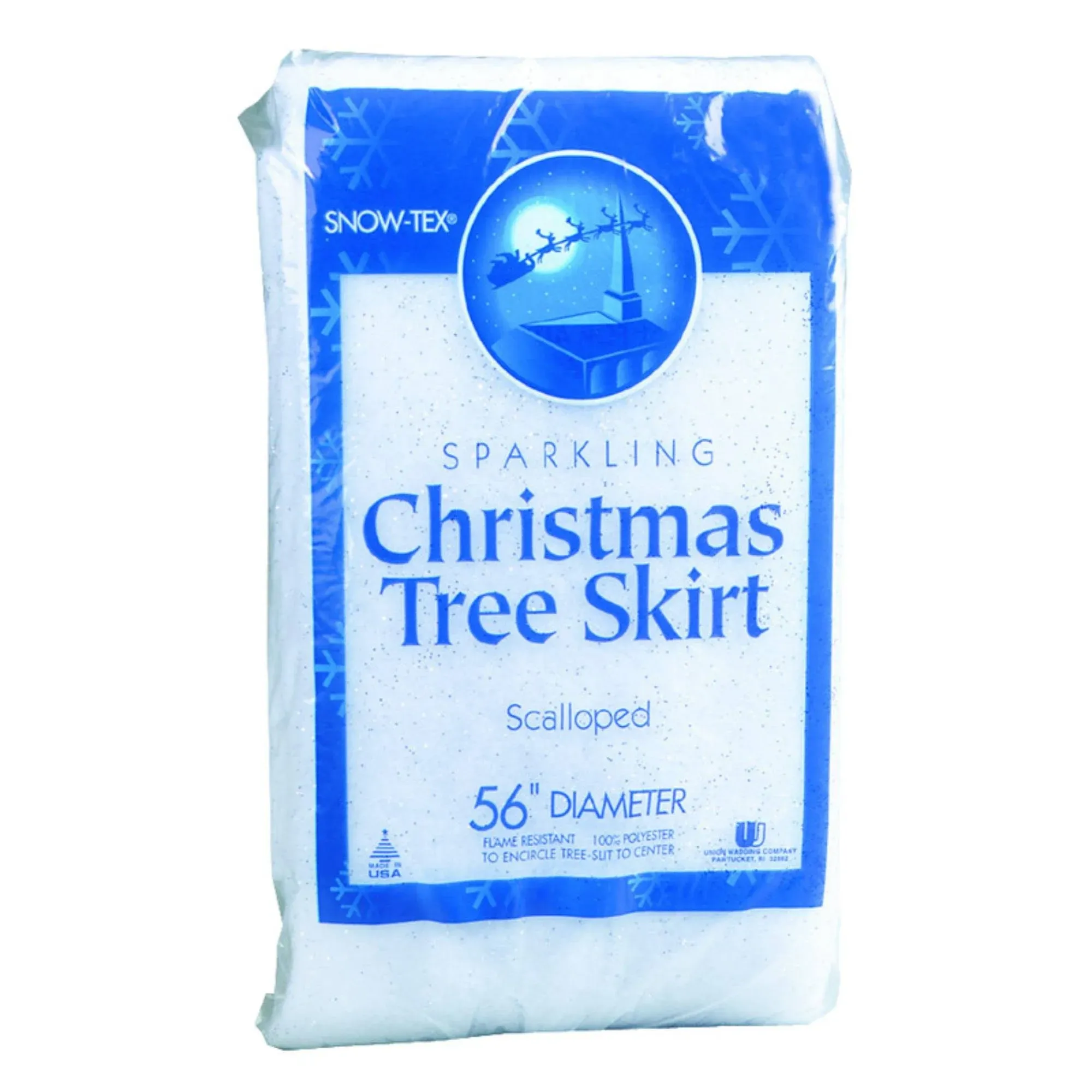 Snow-Tex 58" Sparkling Snow Tree Skirt