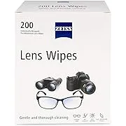 ZEISS Pre-Moistened Lens Cleaning Wipes, 200 Count