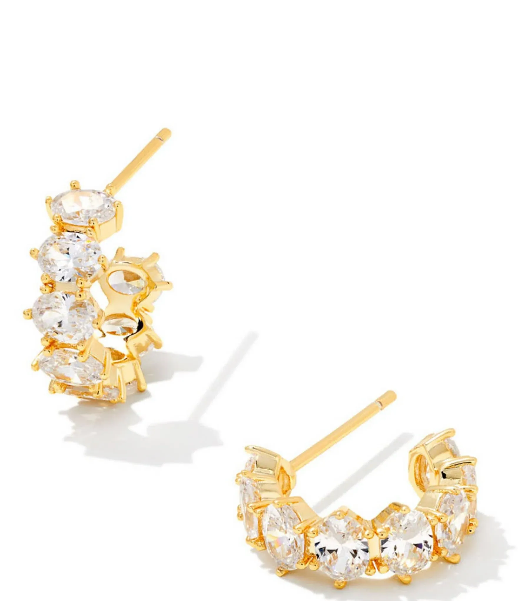 Kendra Scott Cailin Crystal Huggie Earrings