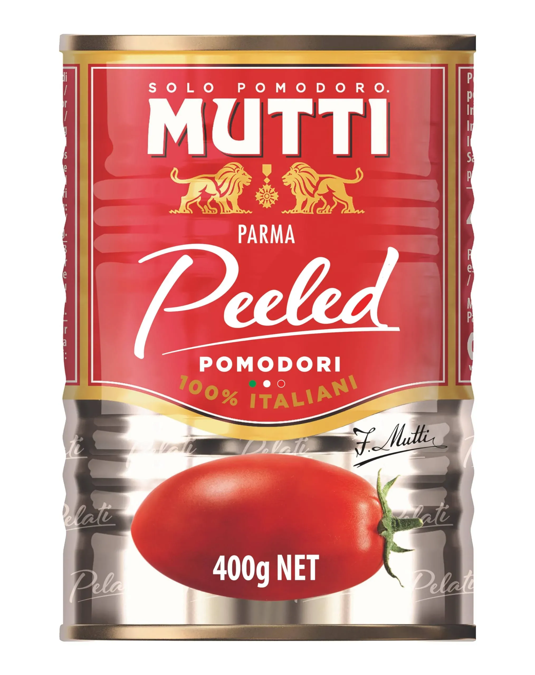 Mutti Whole Peeled Tomatoes 14 oz.