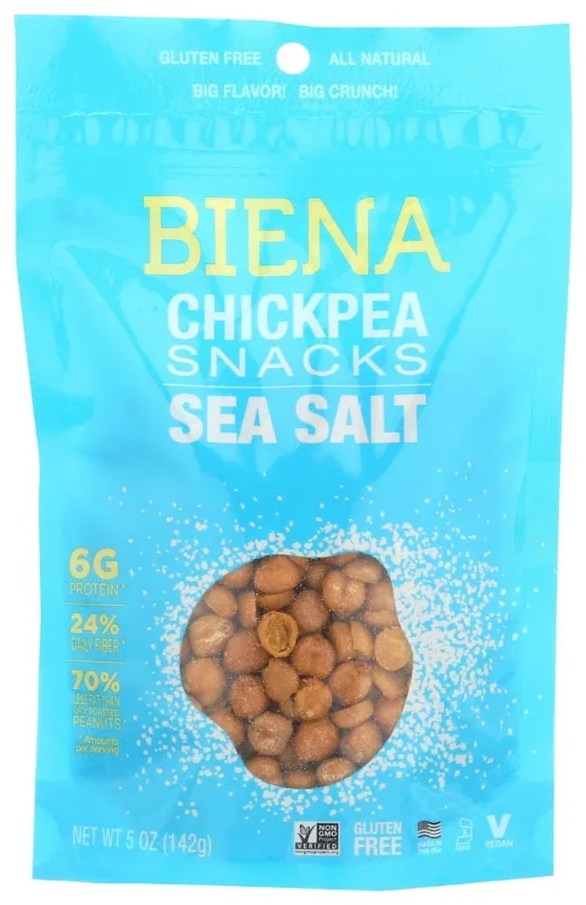 Biena Chickpea Snacks Sea Salt