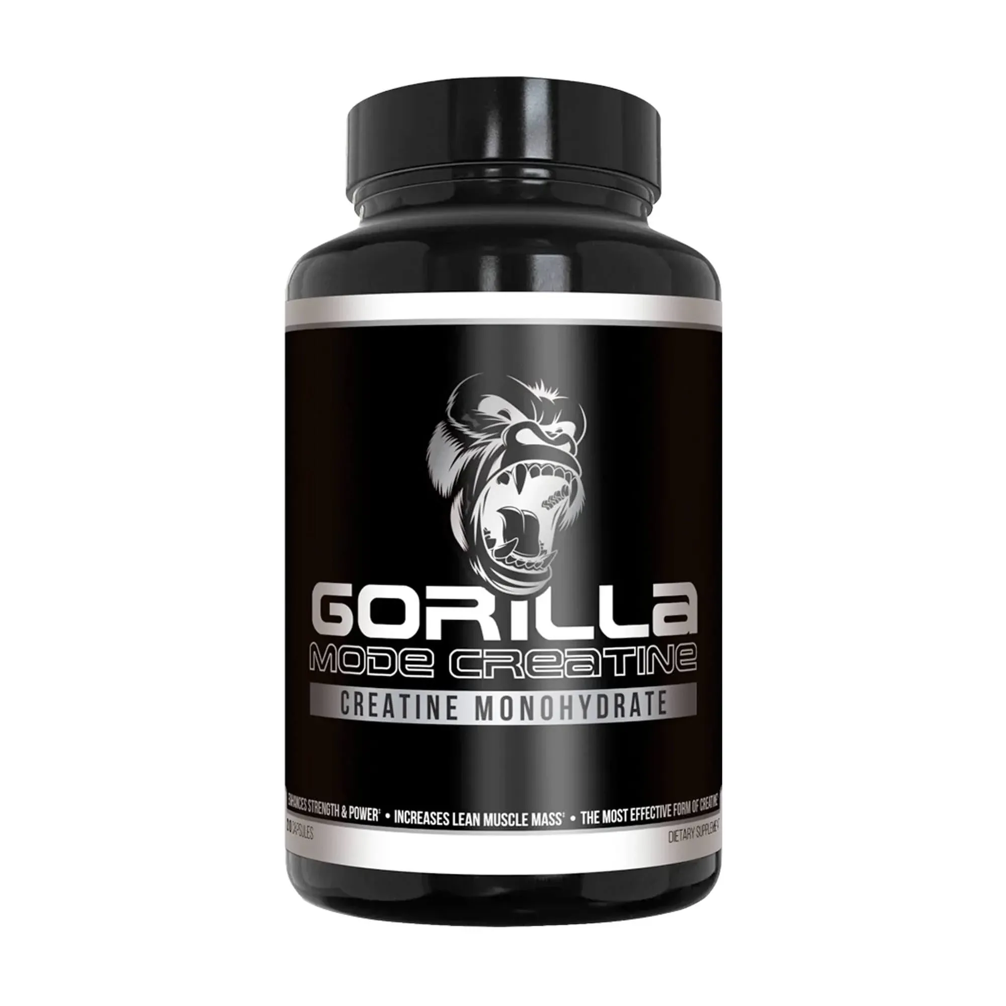 Gorilla Mode Creatine – Creatine Monohydrate Micronized Powder/Improved Muscle Size, Power Output and Strength / 5 Grams per Servings, 100 Servings