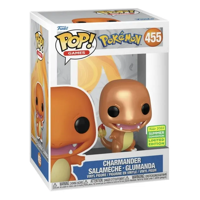 Funko Pop! Pokemon - Charmander Metallic (Summer Convention)