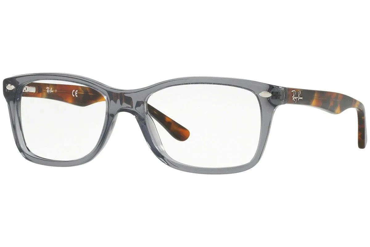 Ray-Ban RB5228 - Rectangle Black Frame Eyeglasses | Eyebuydirect