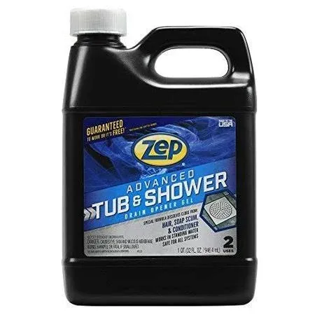 Zep Advanced Tub and Shower Drain Opener Gel 32oz