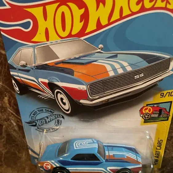 Hot Wheels 2019 Treasure Hunt Hw Art Cars 9/10 - '67 Camaro