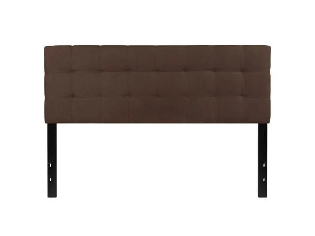 Flash Furniture Bedford Tufted Upholstered Full Size Headboard in Camel Fabric