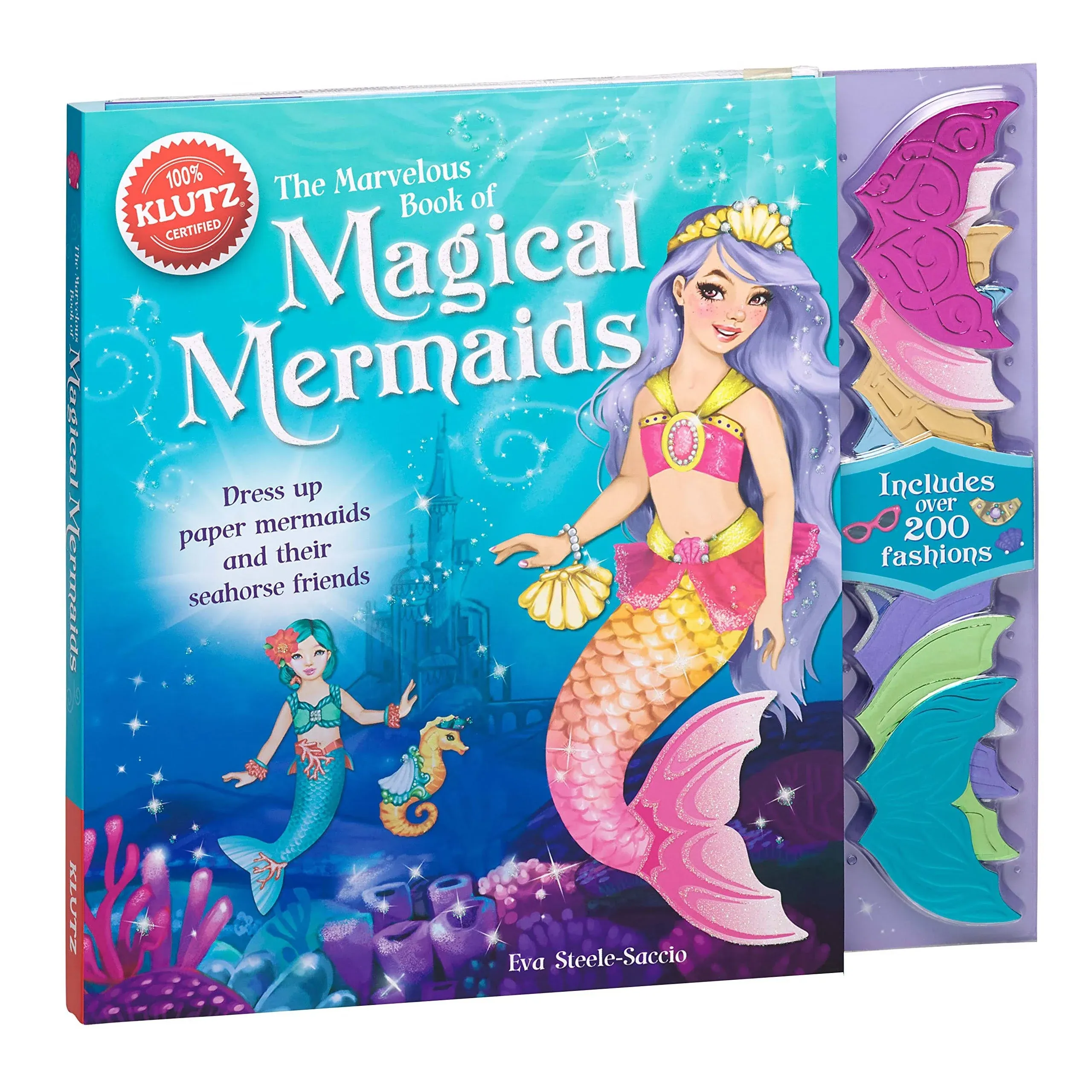 The Marvelous Book of Magical Mermaids : Dress Up Paper Mermaids and Their Seahorse Friends