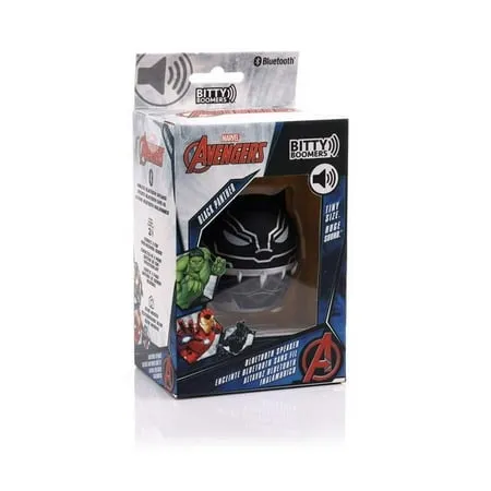 Bitty Boomers Marvel Black Panther Mini Bluetooth Speaker - Makes A Great Stocking Stuffer