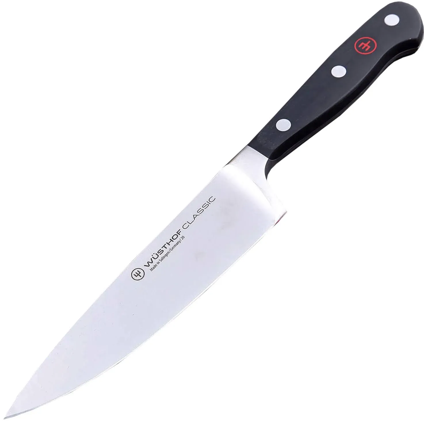 Wusthof Classic 6" Cook's Knife - Black(High Carbon Stainless Steel)