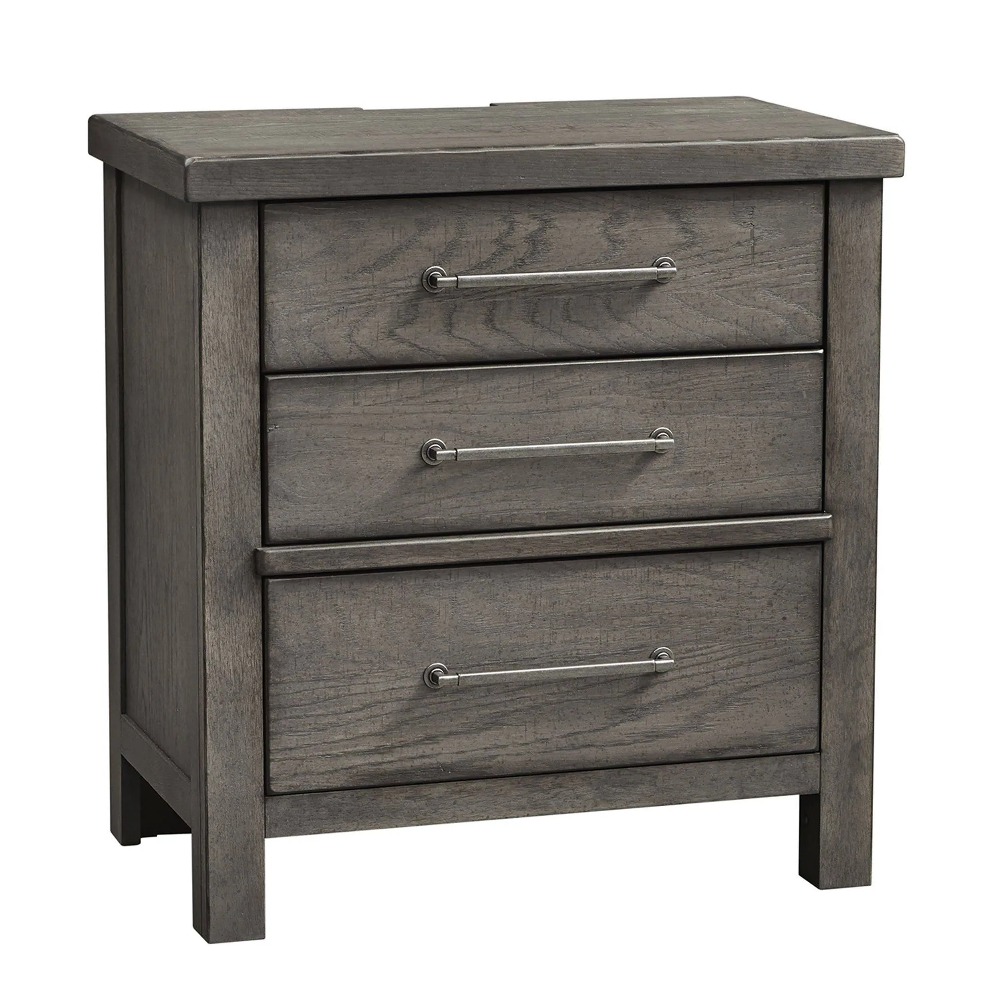 Liberty Modern Farmhouse 3 Drawer Night Stand