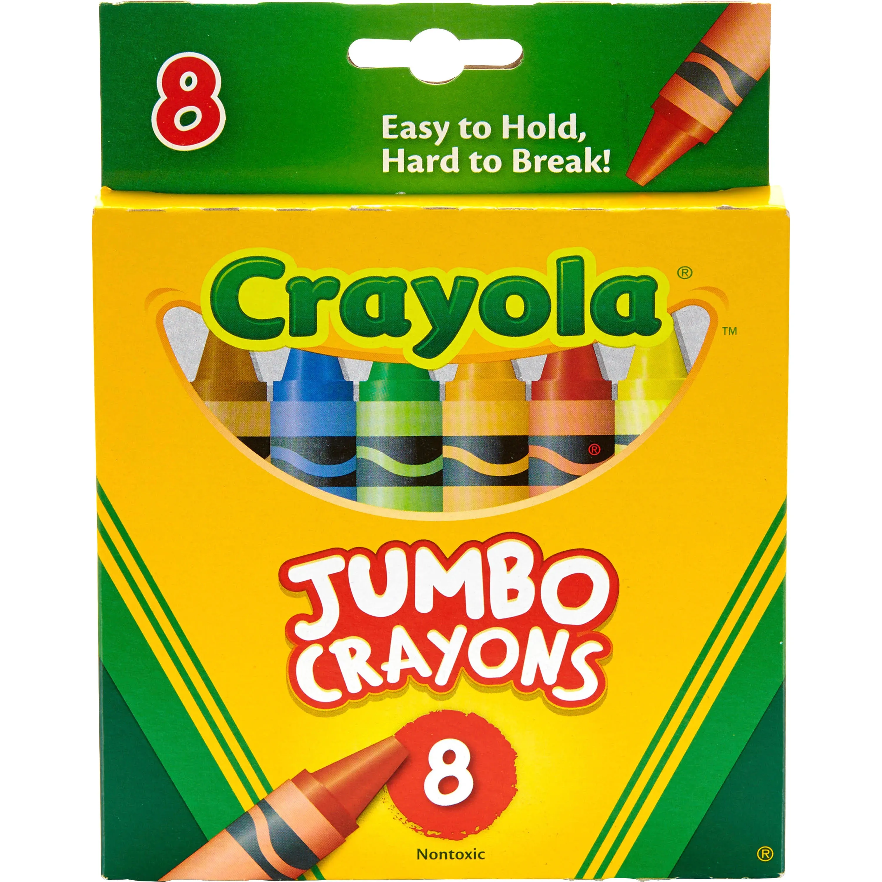 Crayola Crayons, Jumbo - 8 crayons