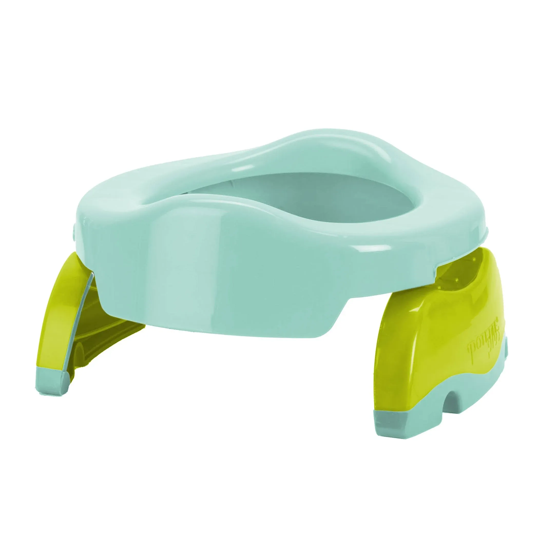 Potette Plus 2 in 1 On-The-Go Travel Potty and Trainer Seat - Teal