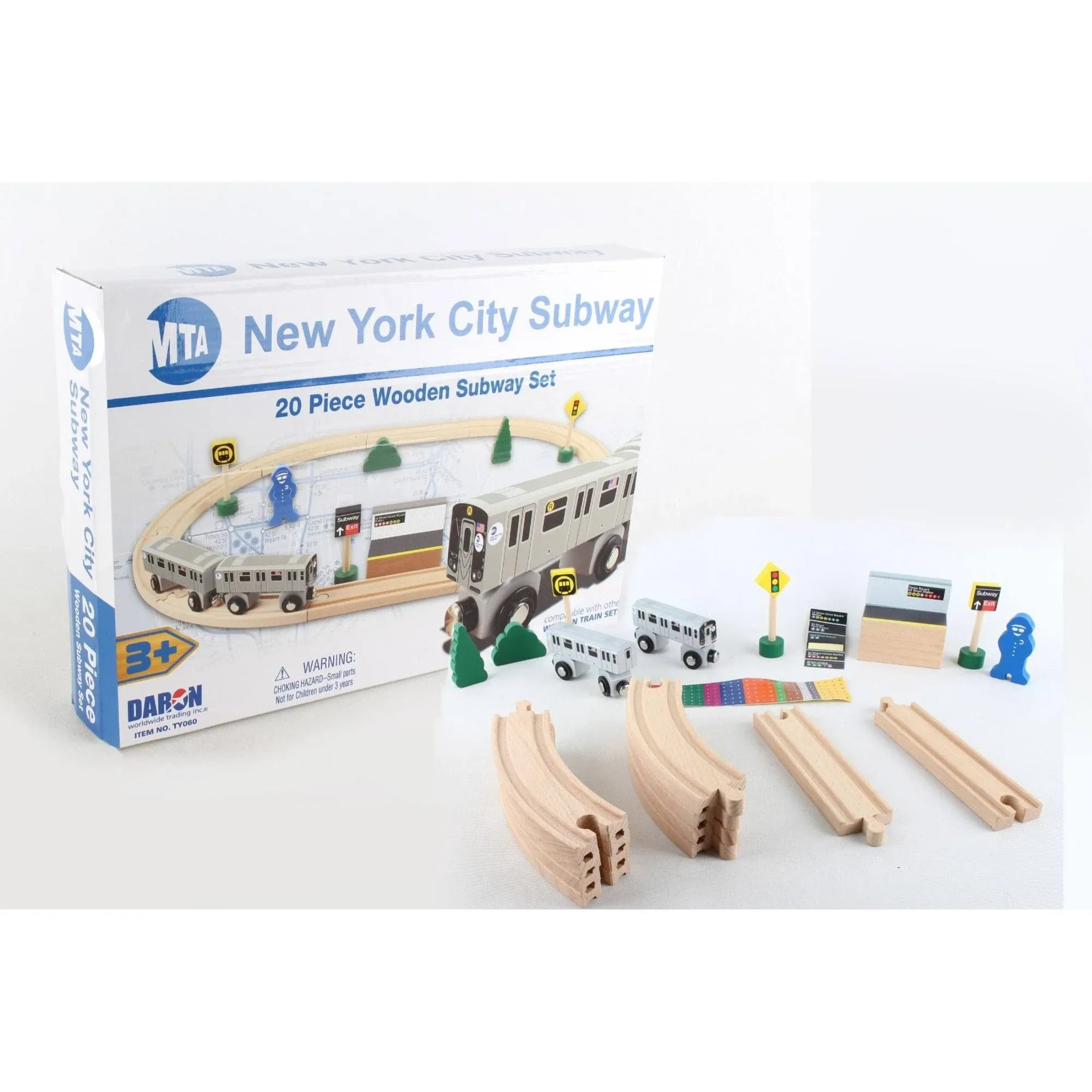 MTA Wooden Train Set