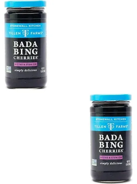 Tillen Farms Cherries - Bada Bing - 13.5 oz - Case of 6