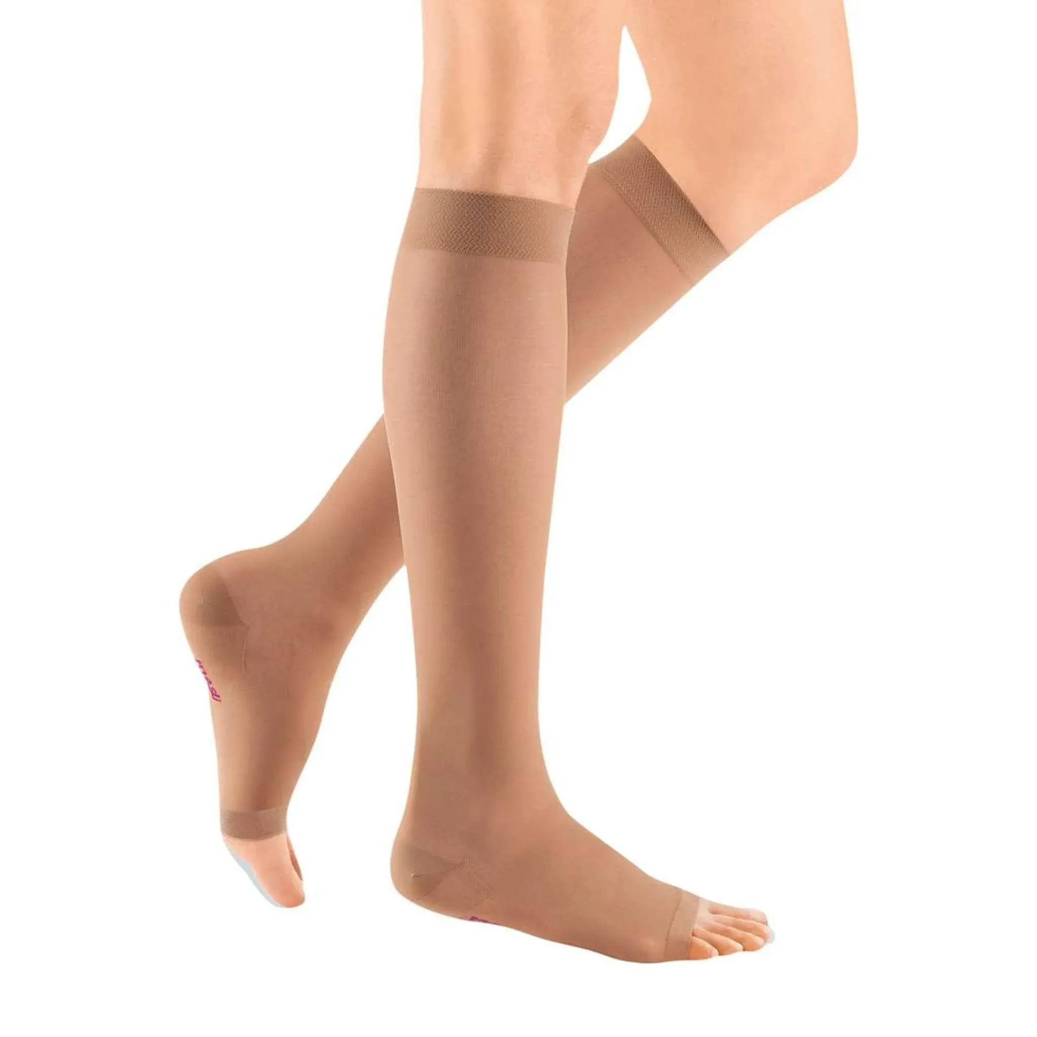 Mediven Sheer & Soft Women's Compression Socks Knee High OPEN TOE 20-30 mmHg