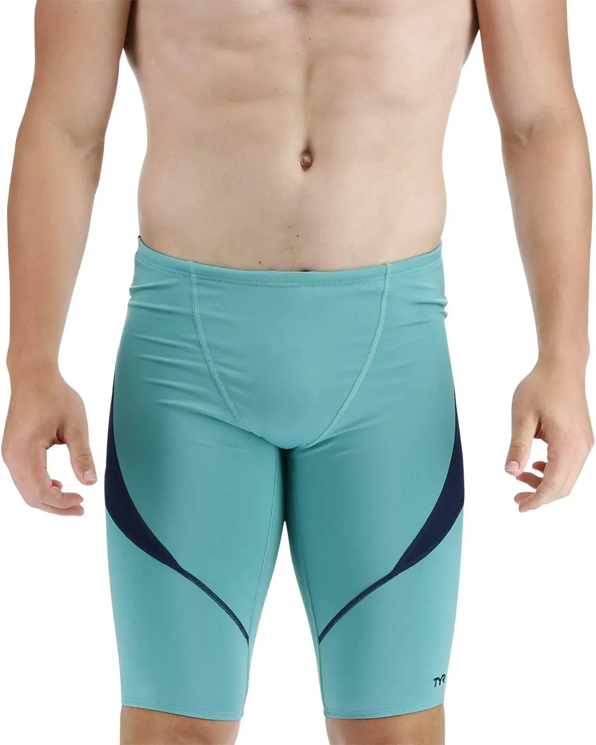 TYR Men's Durafast Elite Hexa Curve Splice Jammer Swimsuit