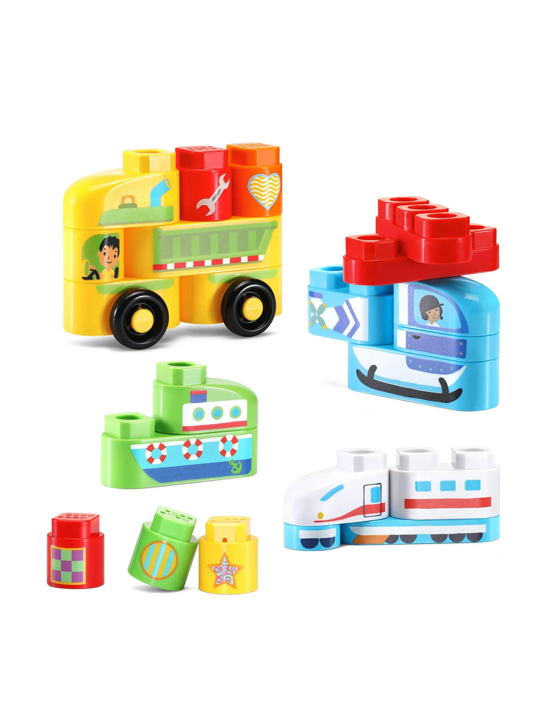 Leap Frog Leap Builders Soar and Zoom Vehicles Learning Blocks Toy 2+ years New