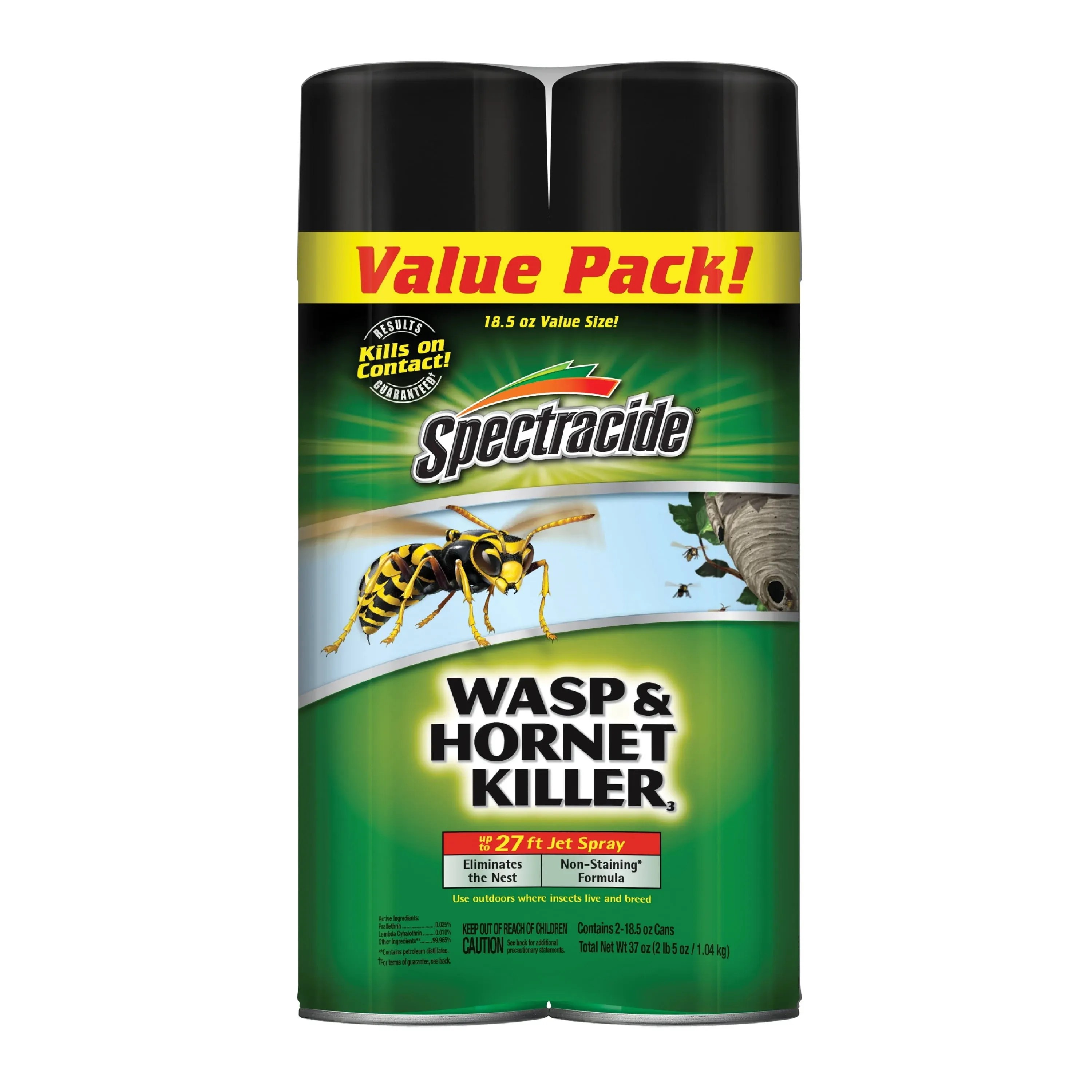 Spectracide 18.5oz Wasp &amp; Hornet Killer Twin Value Pack