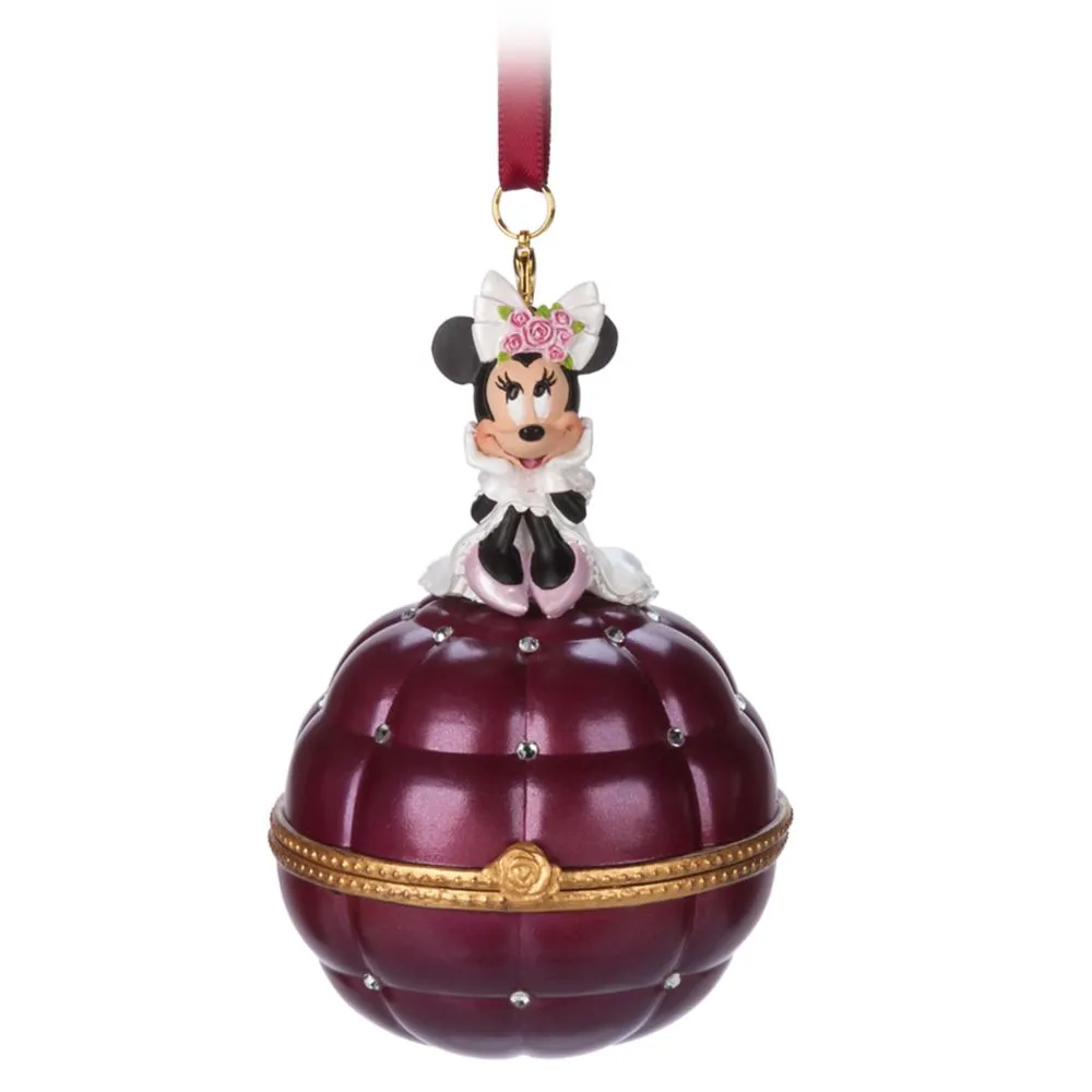 Disney Minnie Mouse Engagement Ring Box Ornament Disney Multicolor