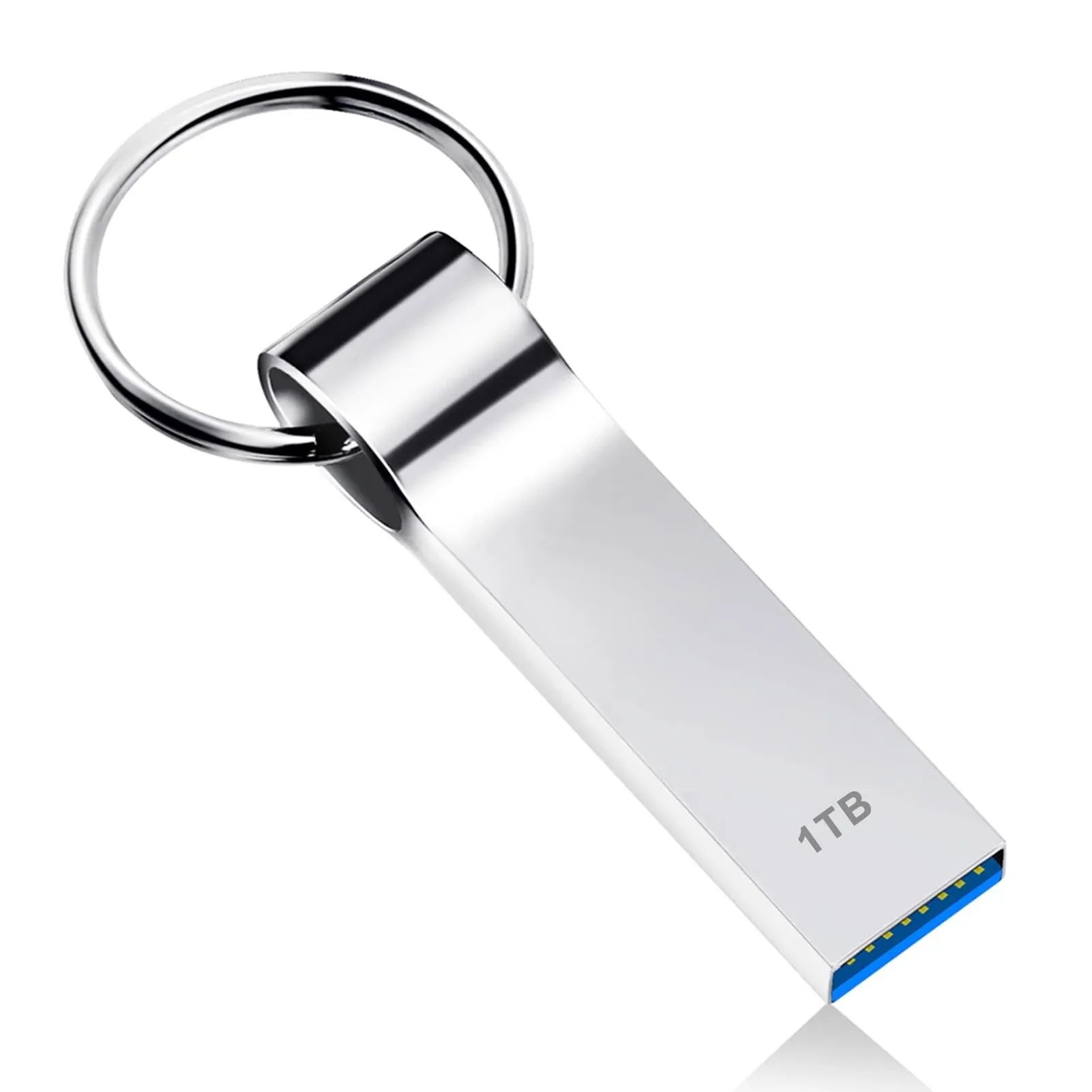 Jonephe USB Flash Drive 1TB Metal Memory Stick 3.0 Waterproof USB Stick (1000GB)