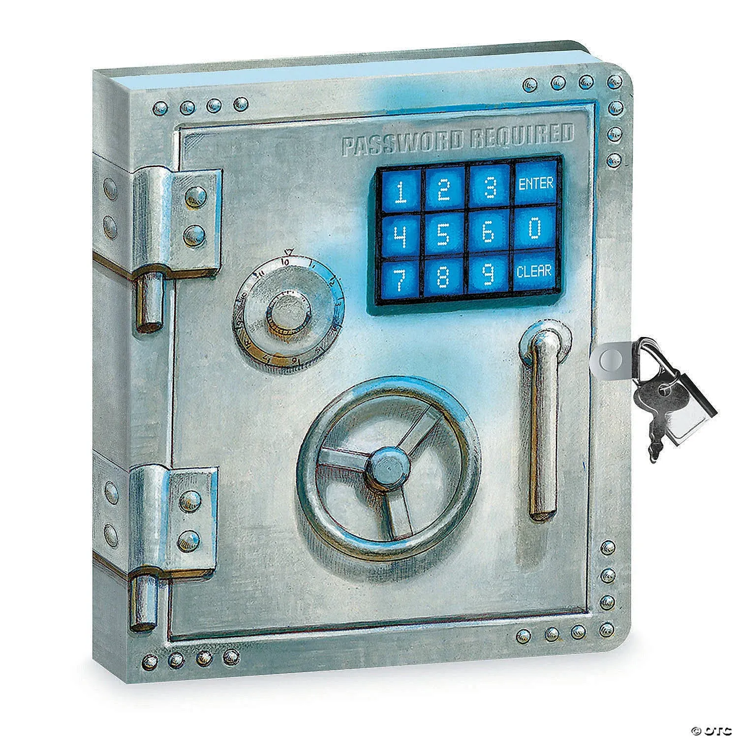 Peaceable Kingdom Vault Door Lock & Key Diary