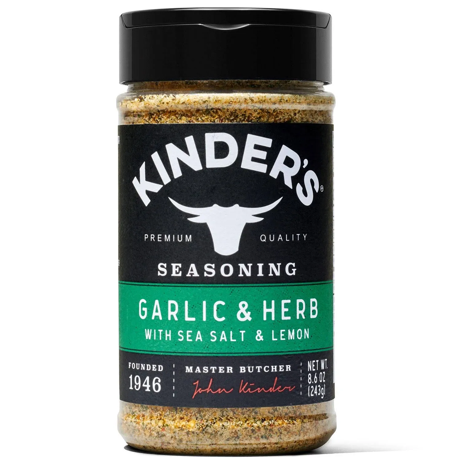 Kinder's Garlic and Herb with Sea Salt and Lemon Seasoning 8.6 oz