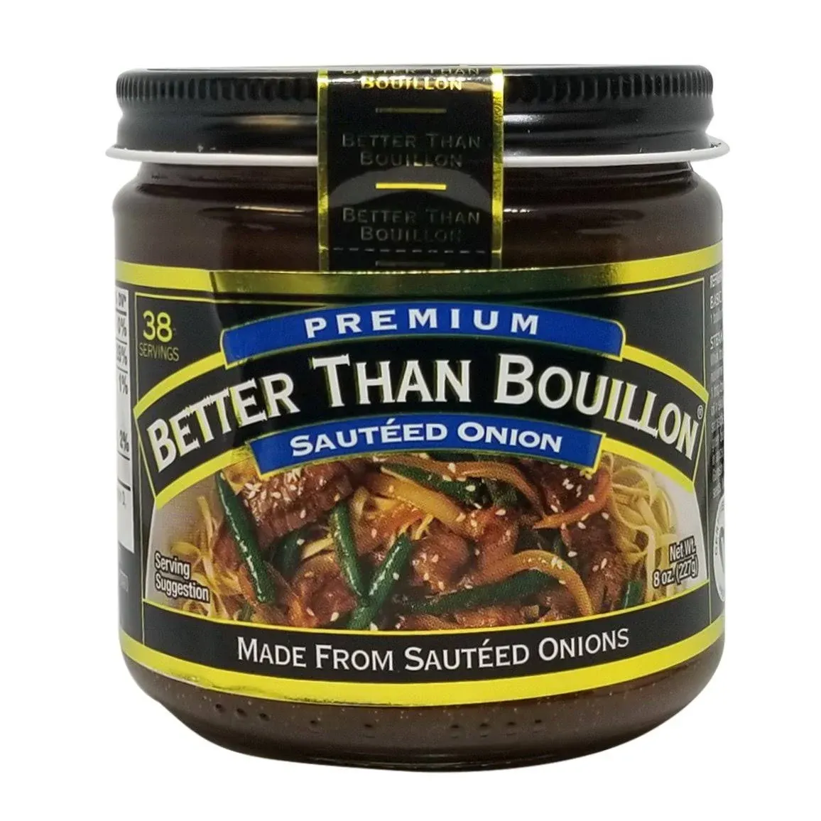 Better Than Bouillon Premium Sauteed Onion Base, Made from Sauteed Onions, Blendable Base for Added Flavor, 38 Servings Per Jar (8 Ounce (Pack of 1))