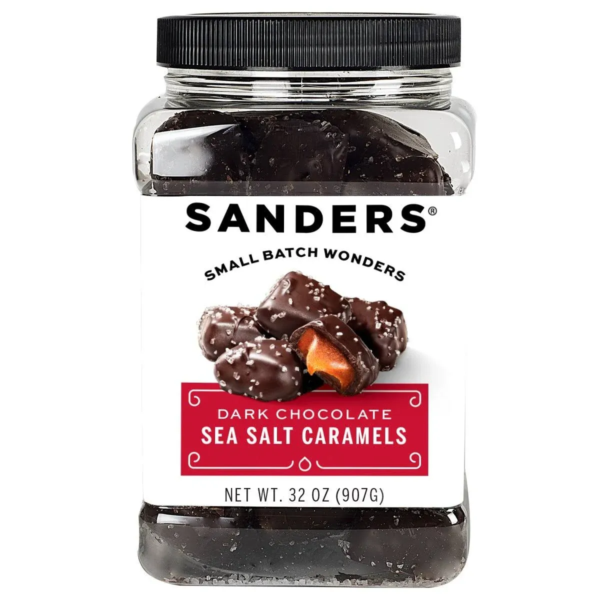 Sanders Caramels Dark Chocolate Sea Salt