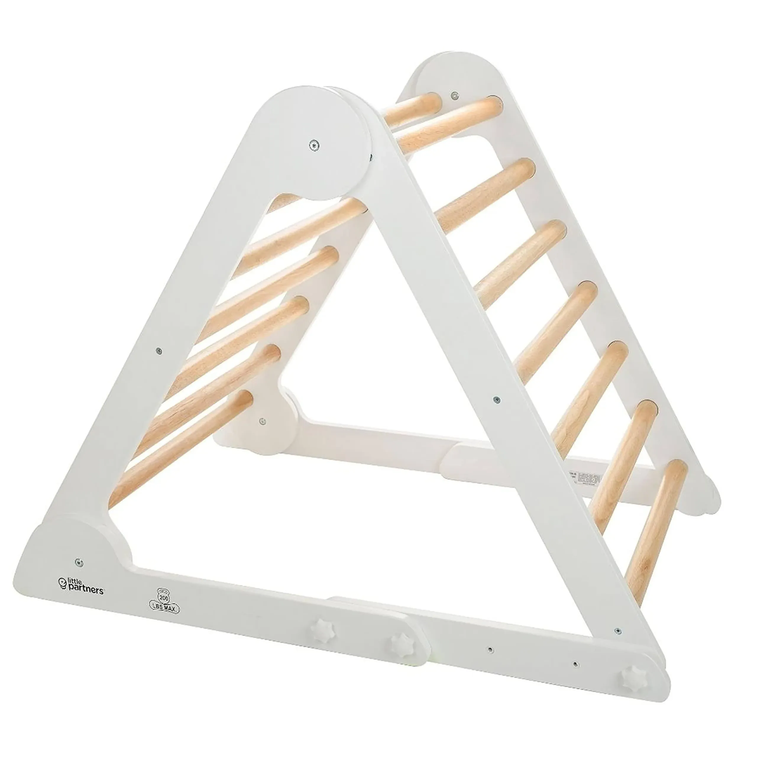 Little Partners Learn 'n Climb Triangle - Soft White With Natural : Target