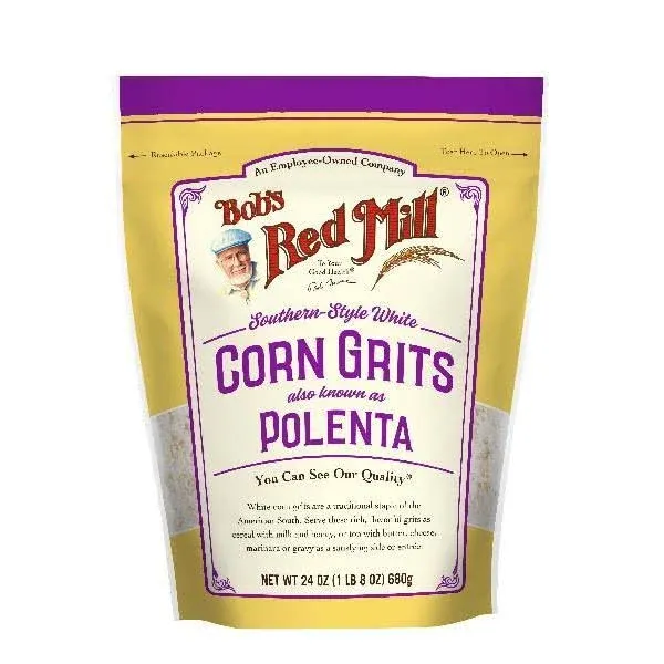 Bob's Red Mill Corn Grits / Polenta, 24 Ounce (Pack of 4)