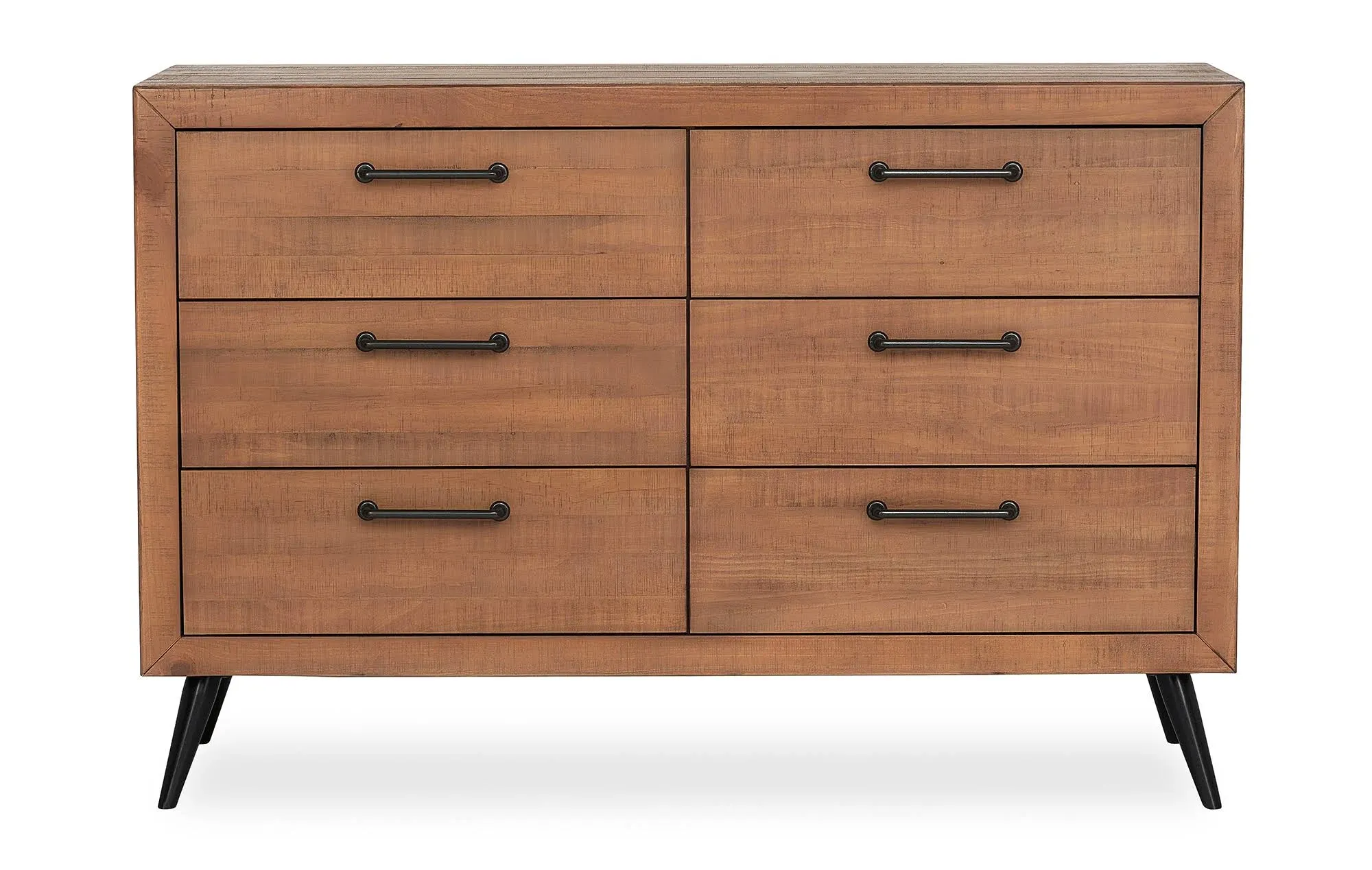 Evolur Stilnovo Mid Century Double Dresser - Windsor Oak Gray