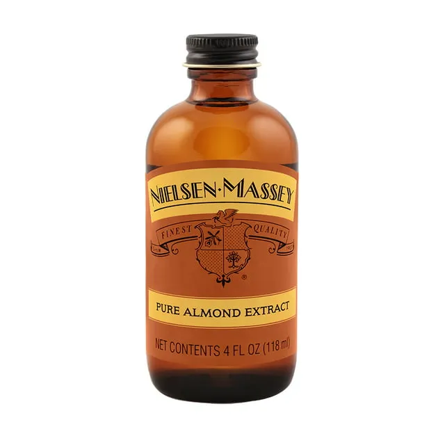 Nielsen-Massey Pure Almond Extract for Baking and Cooking 4 Ounce Bottle