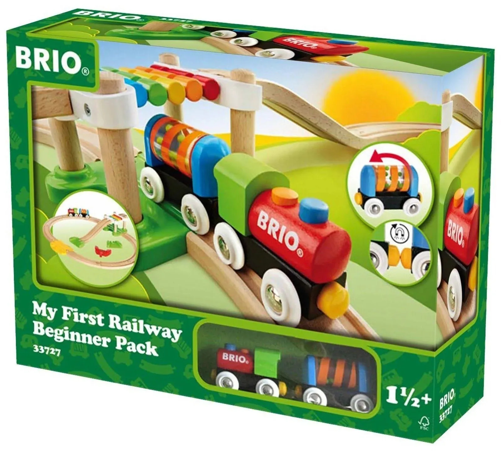 BRIO (Brio) Railway My First Beginner Set all 18 pieces eligible age