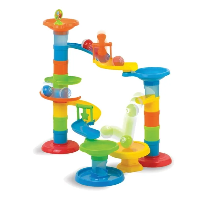 Fat Brain Toys Roll & Bounce Tower Toy