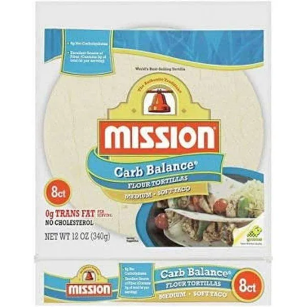 Mission Carb Balance Flour Tortillas Soft Taco