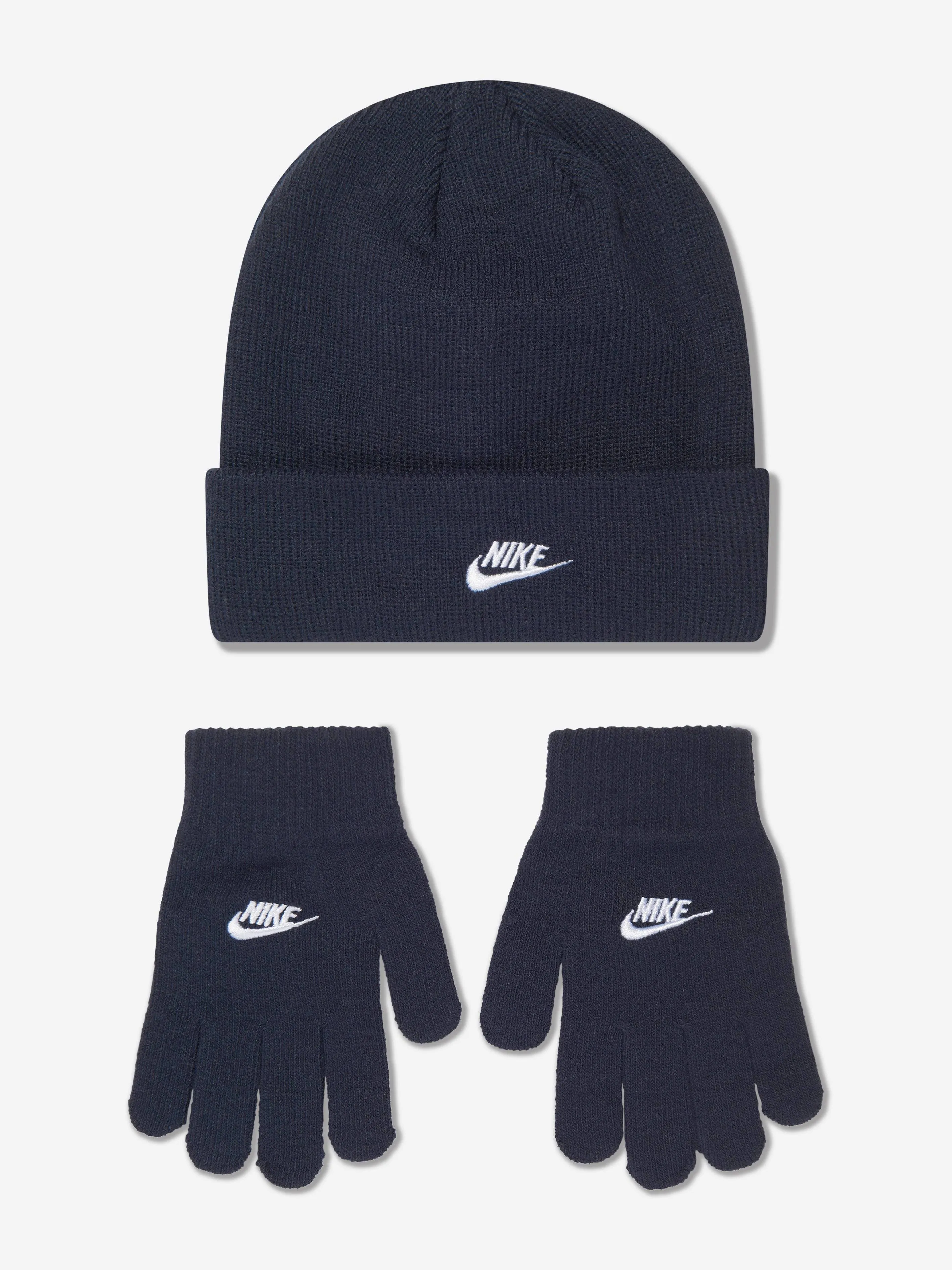 Nike Boys' Nan Futura Beanie Set, Black