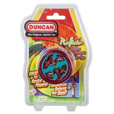 Duncan Toys Reflex Auto Return Yo-Yo Beginner String Trick Yo-Yo Red