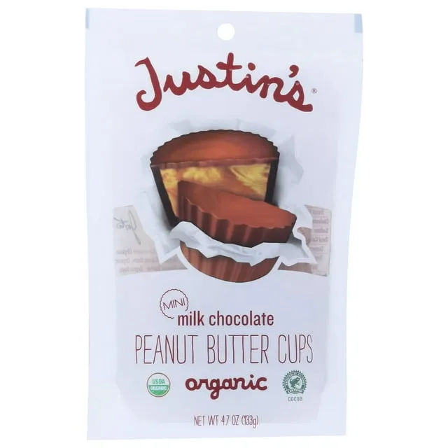 Justins Chocolate Milk Peanut Butter Minis 4.7 oz (Pack Of 6)