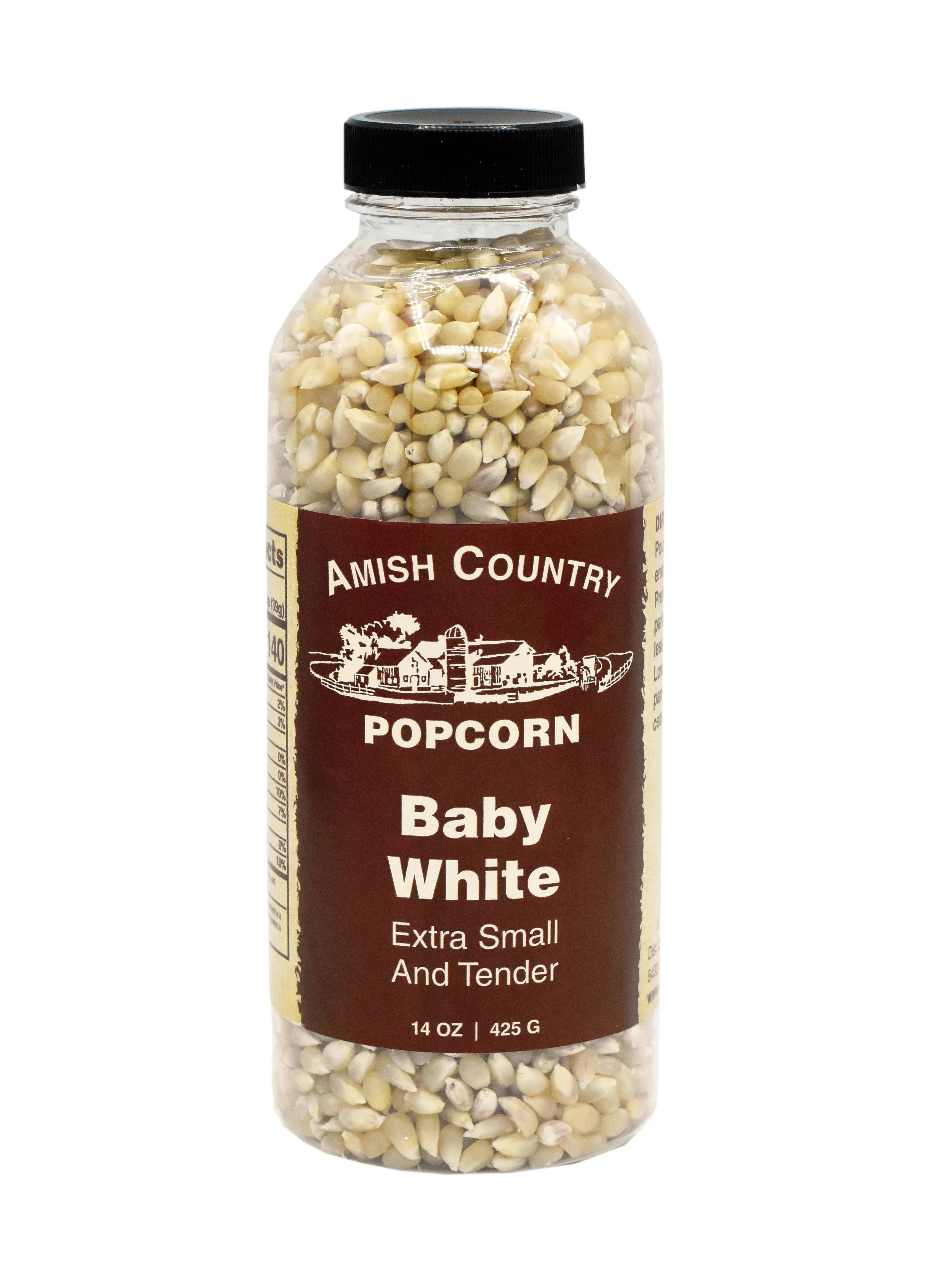 Amish Country Baby White Popcorn Bottle