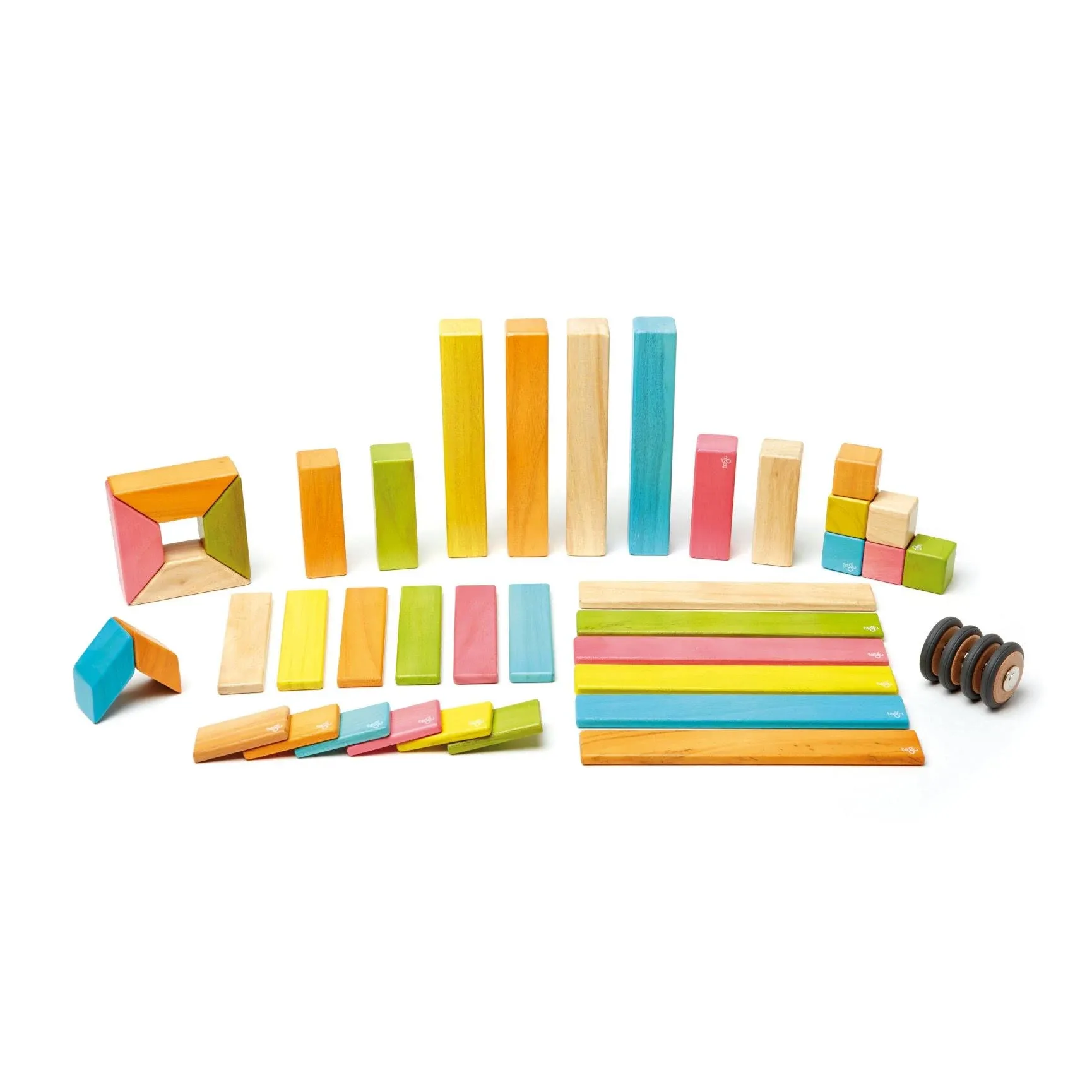 24 Piece Tegu Magnetic Wooden Block Set, Tints, 1-99 years old24 Piece Tegu Magnetic Wooden Block Set, Tints, 1-…