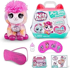 Pets Alive Pet Shop Surprise Toys by ZURU - Interactive Toys with Electronic 'Speak & Repeat', Animal Playset Puppy Gifts for Girls and Kids (Series 2)