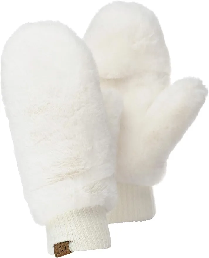 C.C CC Soft Sherpa Accessible Mittens Women's