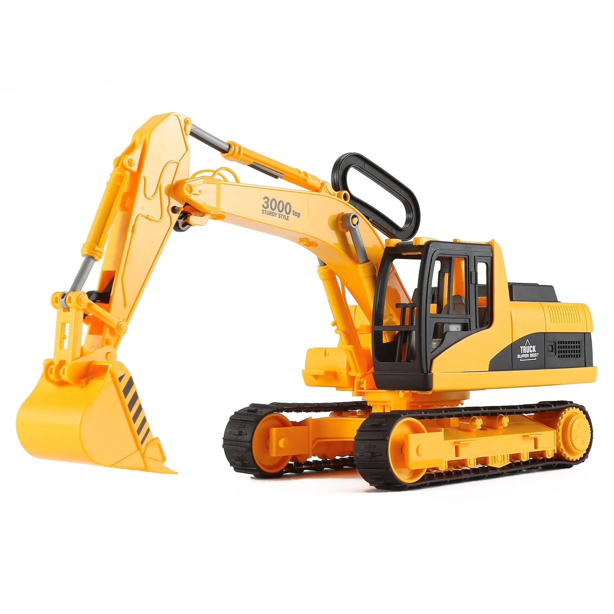 Liberty Imports Oversized Construction Excavator Truck Toy for Kids with Shovel ...