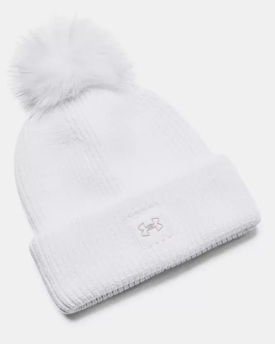 Under Armour Women's Halftime Ribbed Pom Beanie