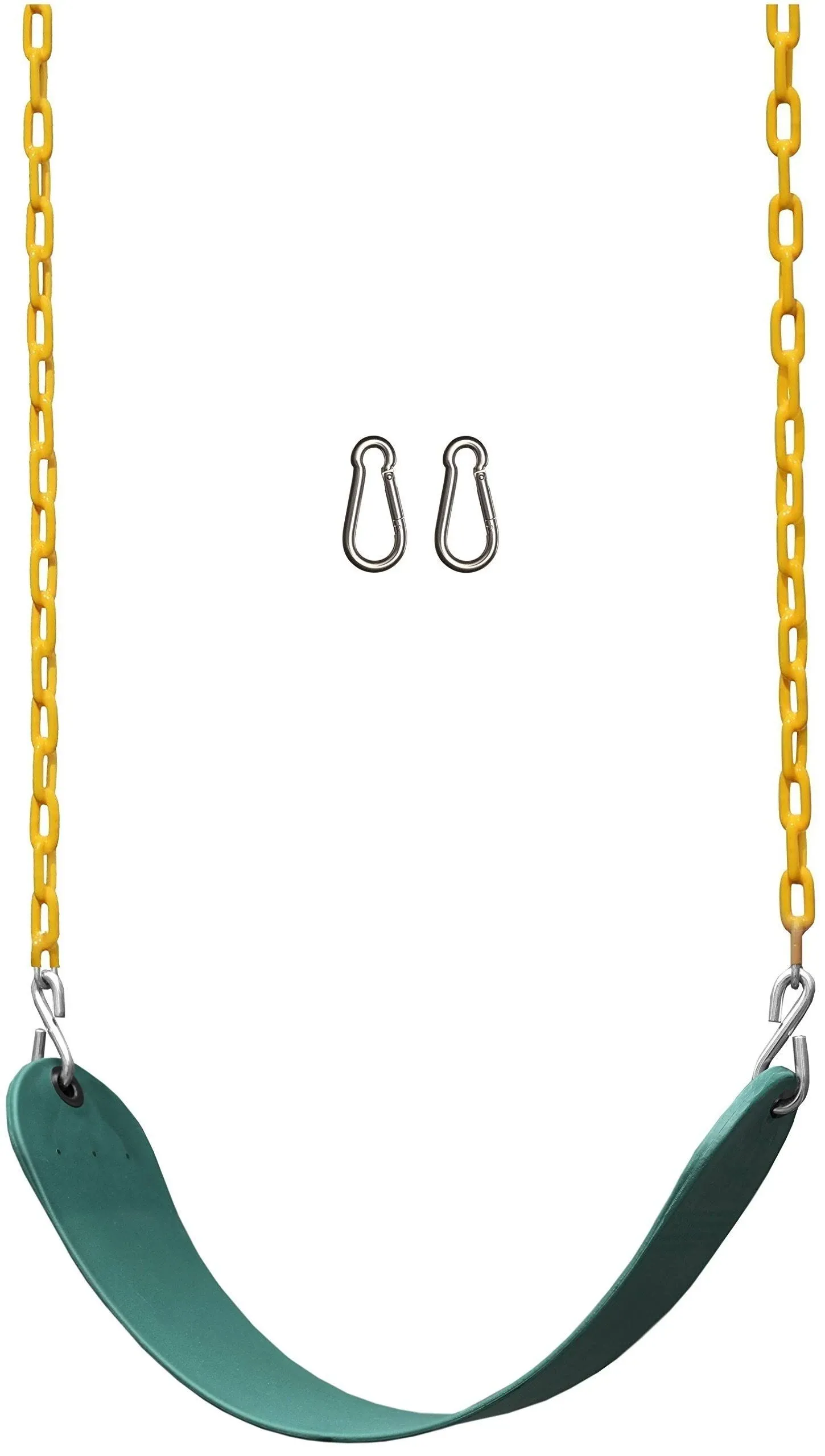 Jungle Gym Kingdom Heavy Duty 66" Chain Plastic Coated Swing Seat