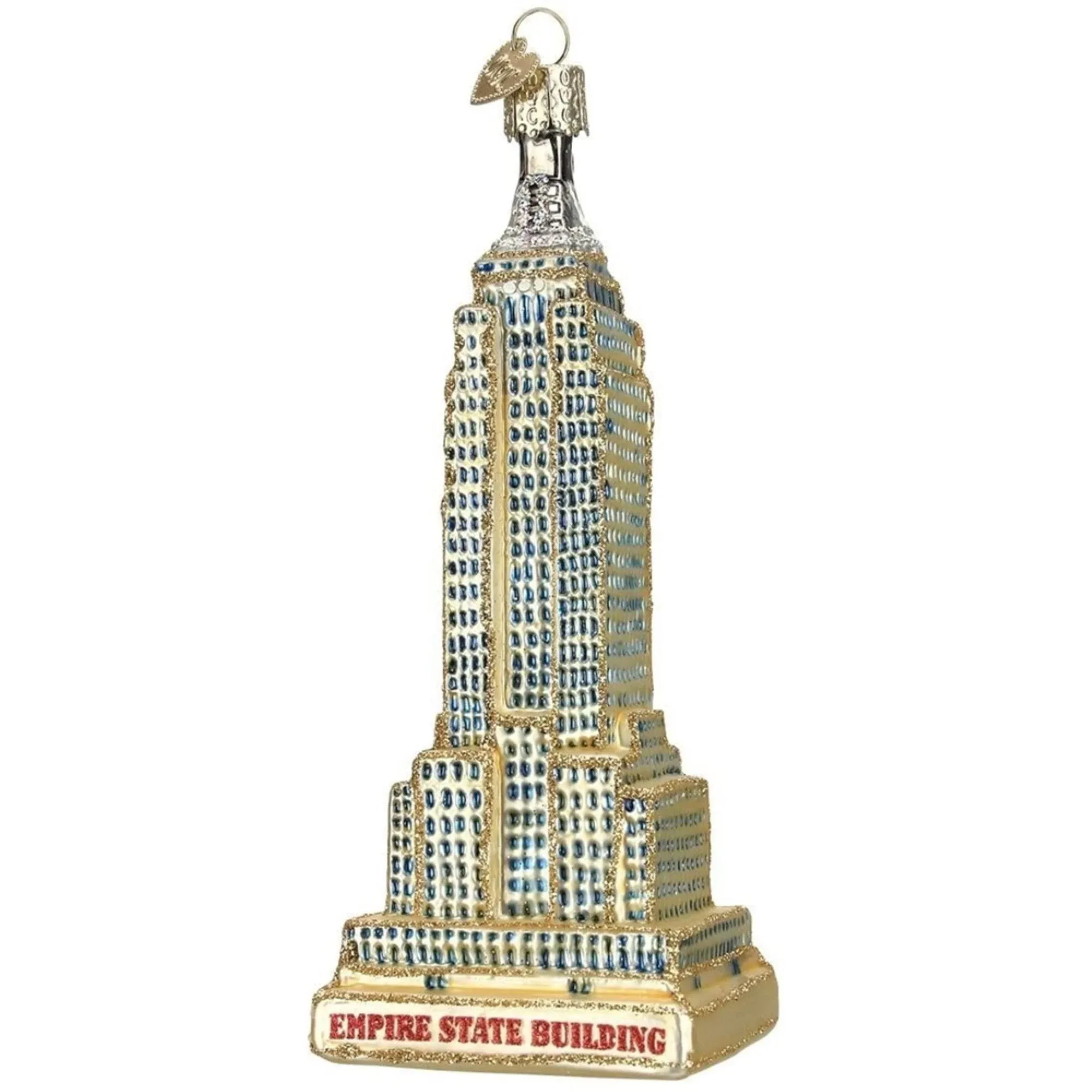 Old World Christmas Glass Ornament, Empire State Building (With OWC Gift Box)