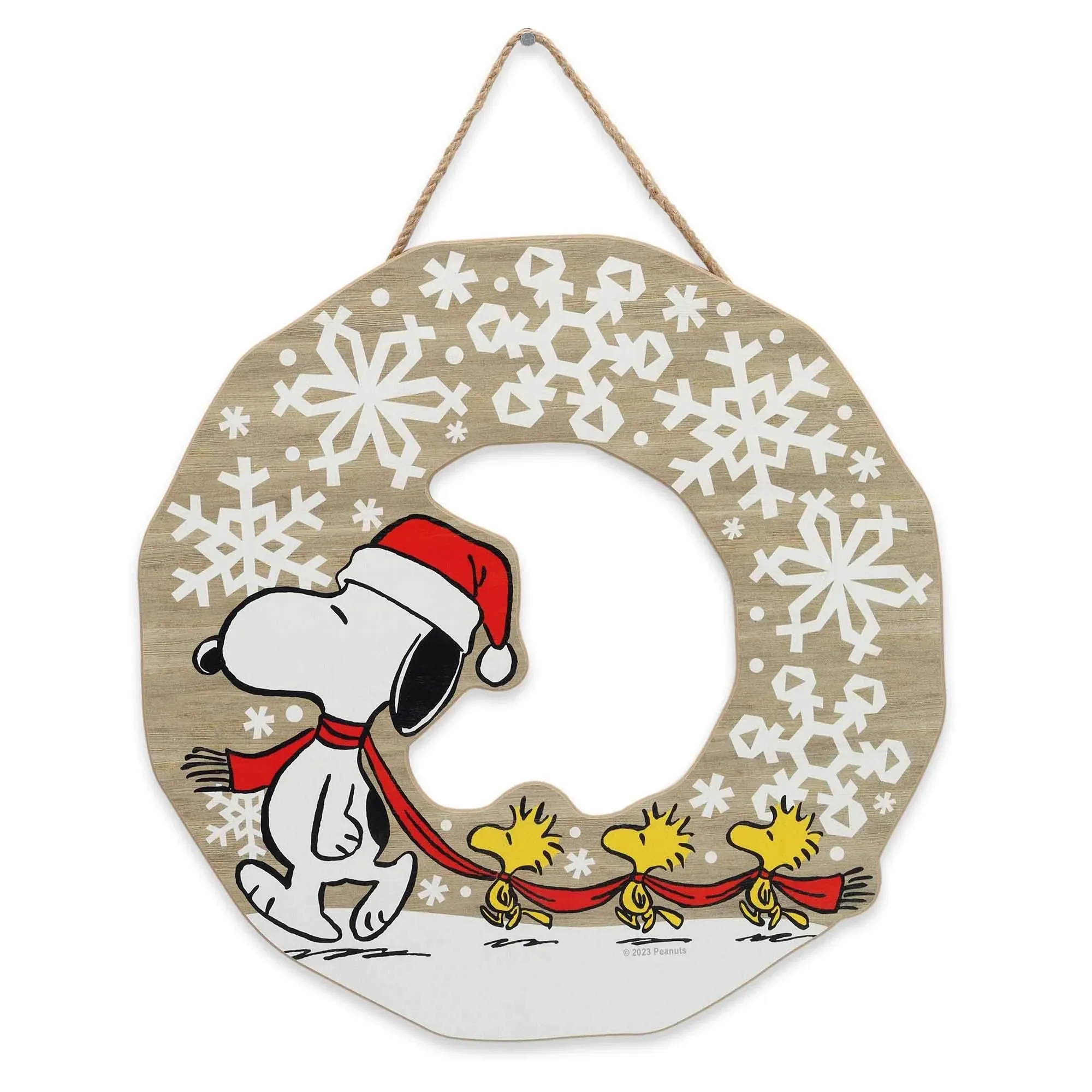 Peanuts® Snoopy Snowflake Wreath Hanging Decoration